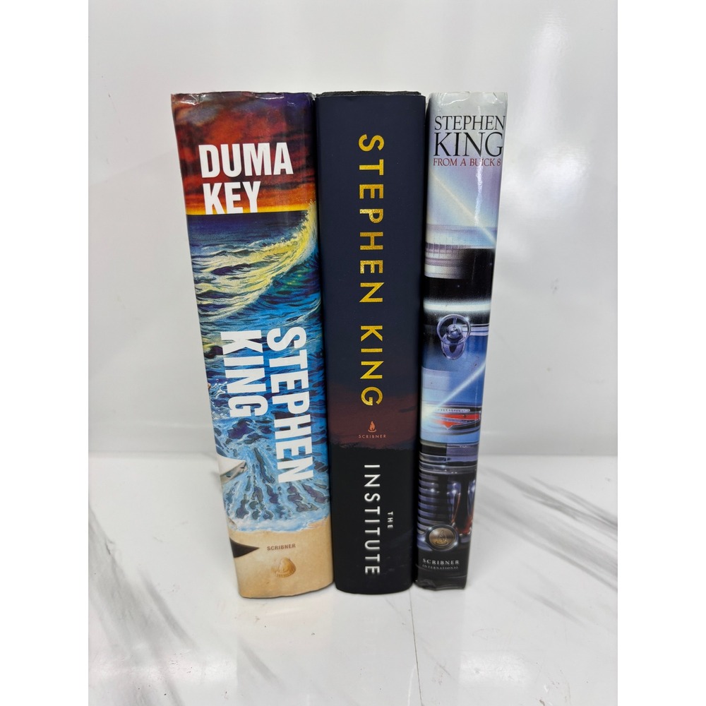 Stephen King Hardcover Book Lot Duma Key The Institute From a‎ Buick 8 Scribner
